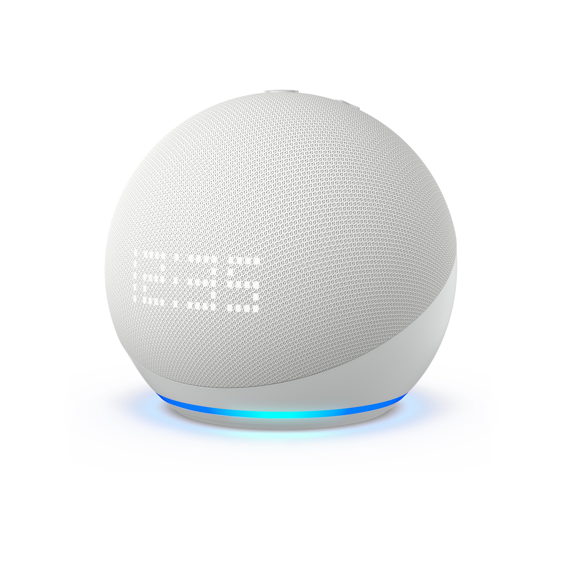 Assistant vocal AMAZON Echo Dot 5 avec Horloge Blanc