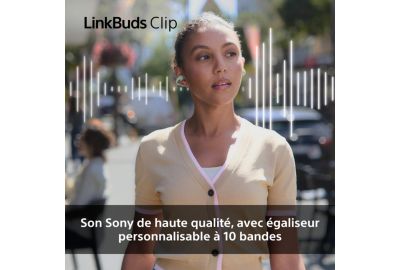 Ecouteurs SONY Linkbuds Clip Violet