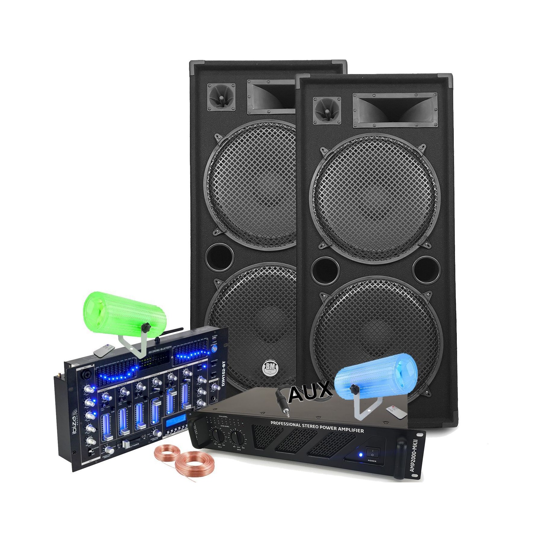 Pack sono BM SONIC Pack Sono Ibiza Sound 7000W Total 2 Ence
