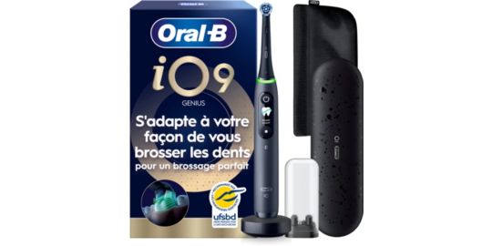 Brosse à dents électrique ORAL-B iO9 Series Black Onyx Luxe Edition