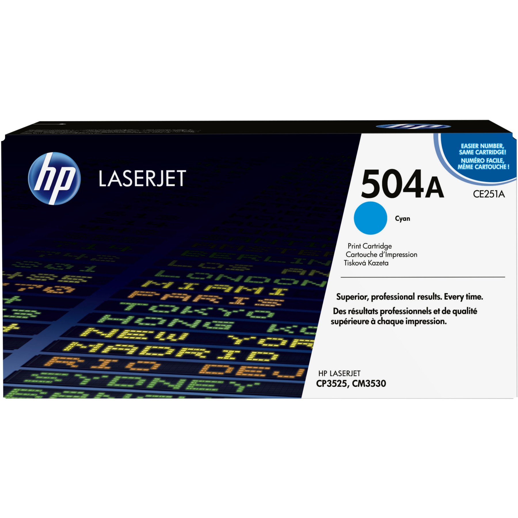 Toner HP N°504A TONER CYAN