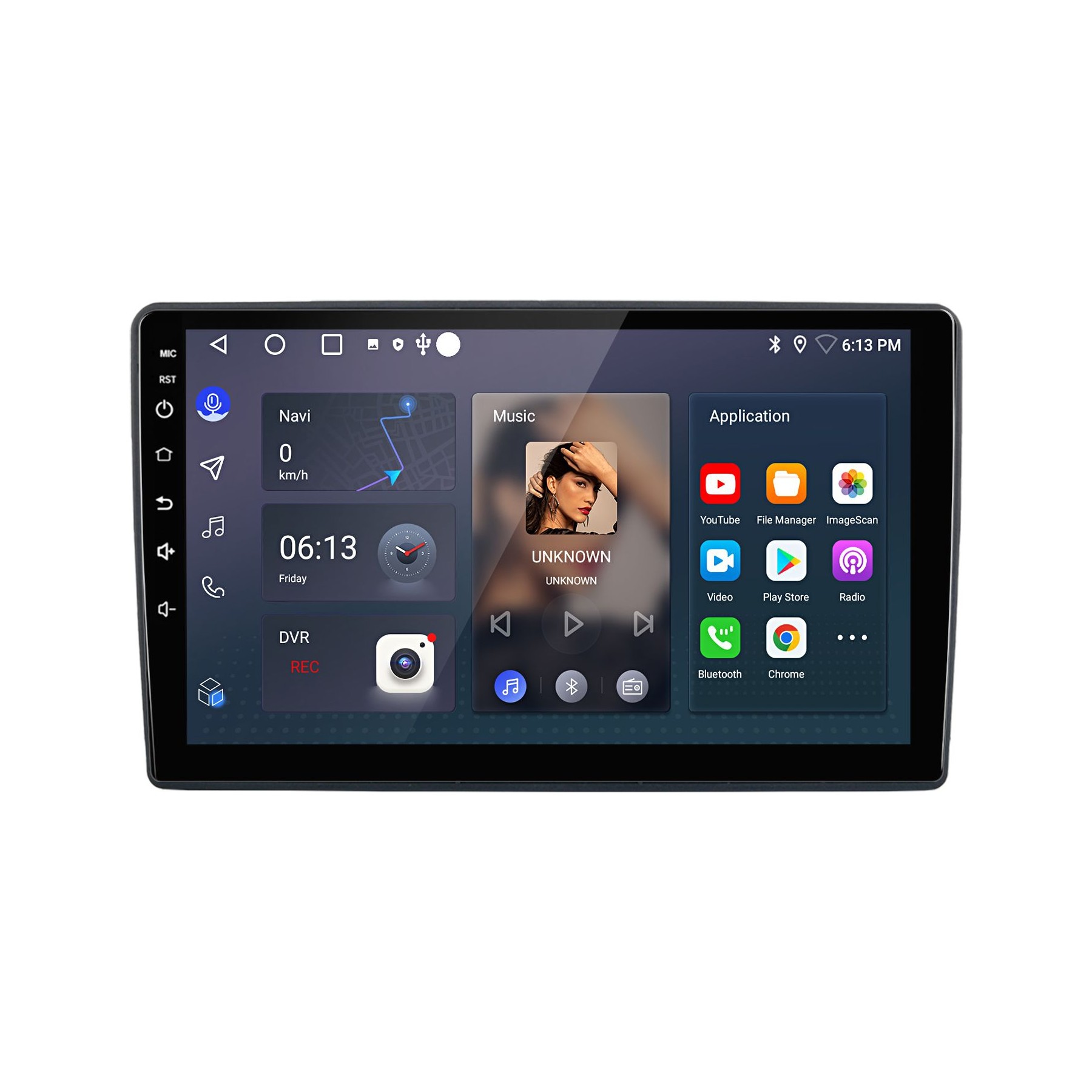 Autoradio connecté JUNSUN pour Fiat 500 2015-2019 1+32G 9"Carplay