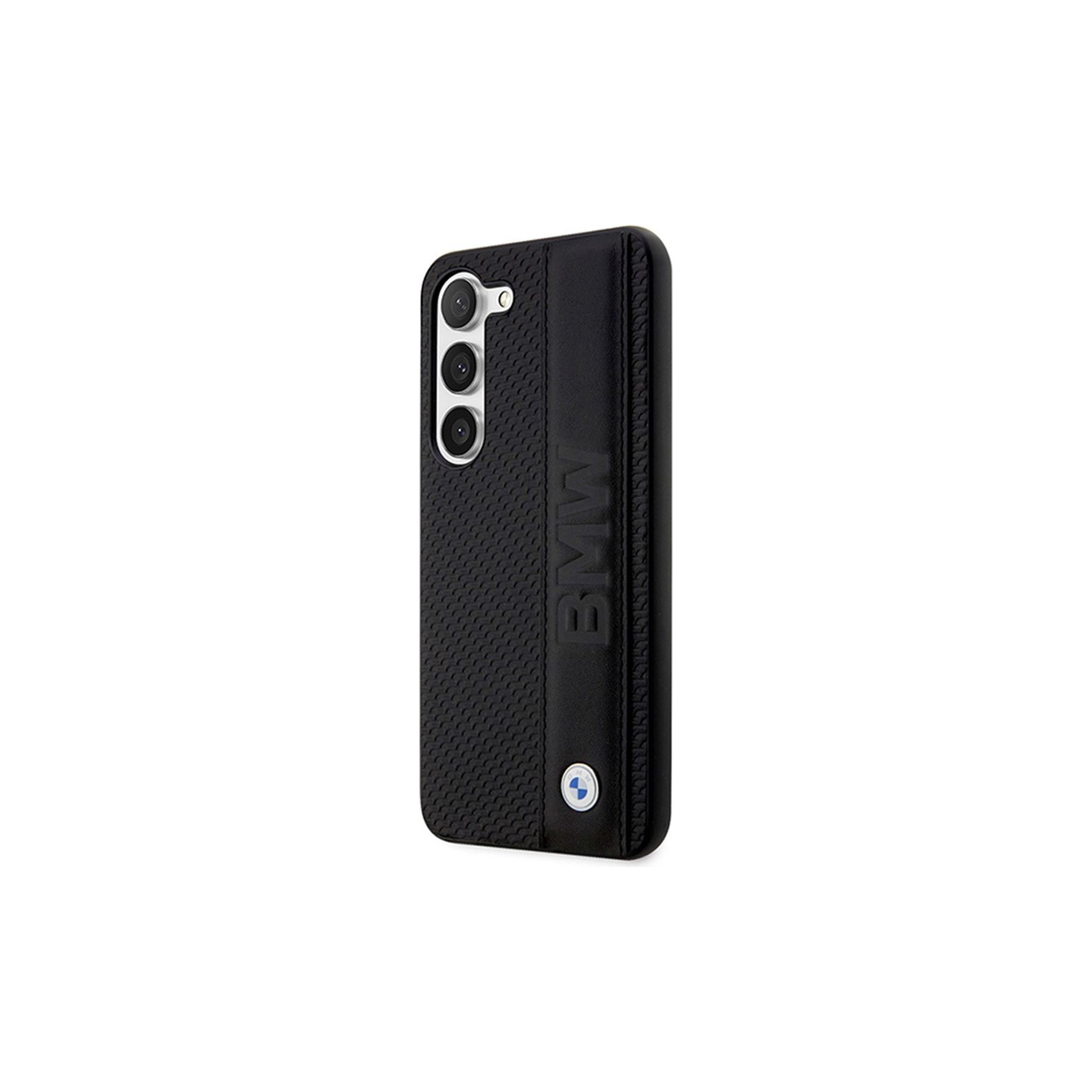 Coque BMW pour Galaxy S23 Plus en Cuir Perforé