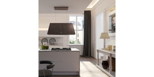 Hotte décorative îlot ROBLIN MARGAUX ILOT 1100 FONTE