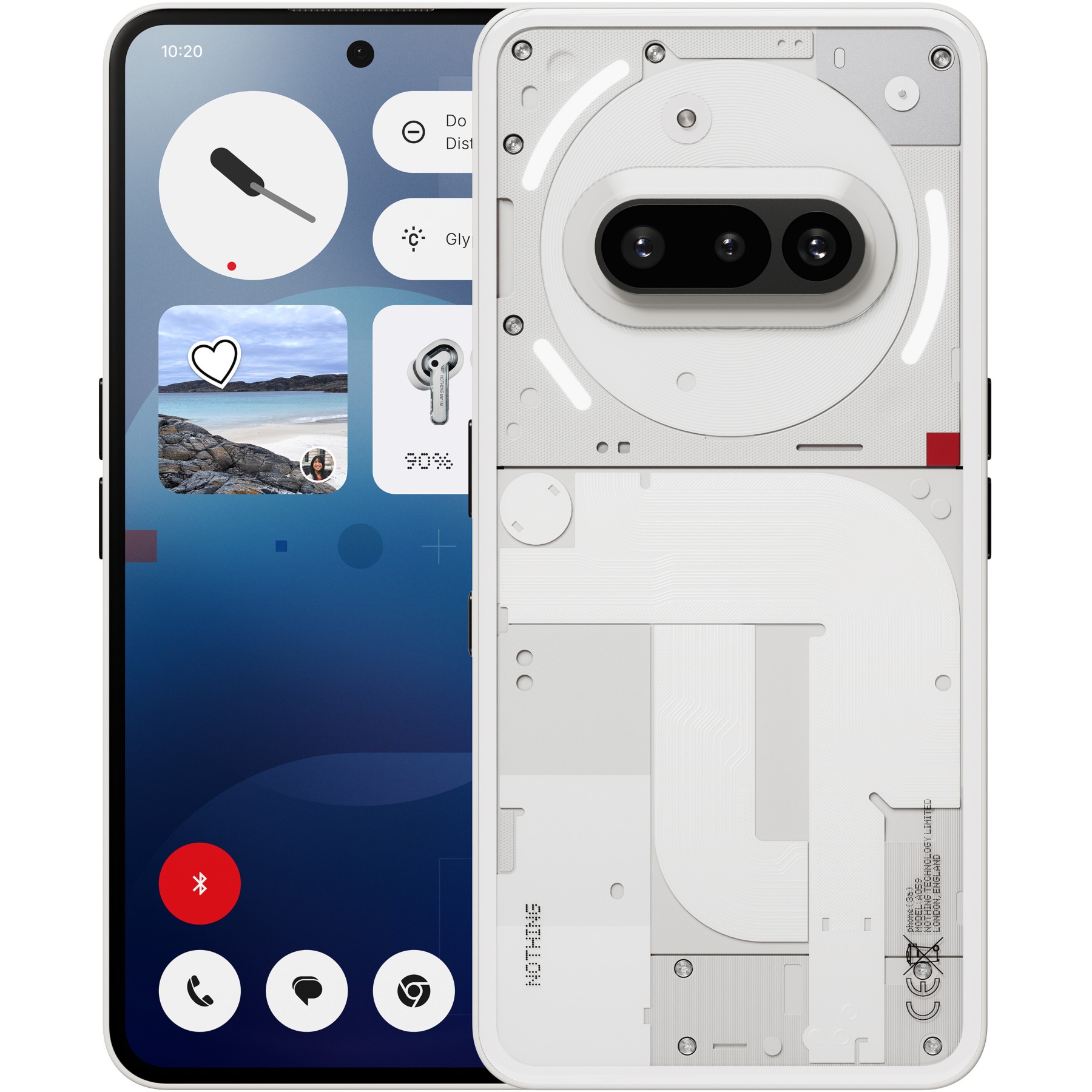 Smartphone NOTHING Phone (3a) Blanc 256Go