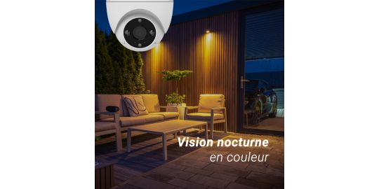Caméra de surveillance EZVIZ Wifi H4 2K Dôme
