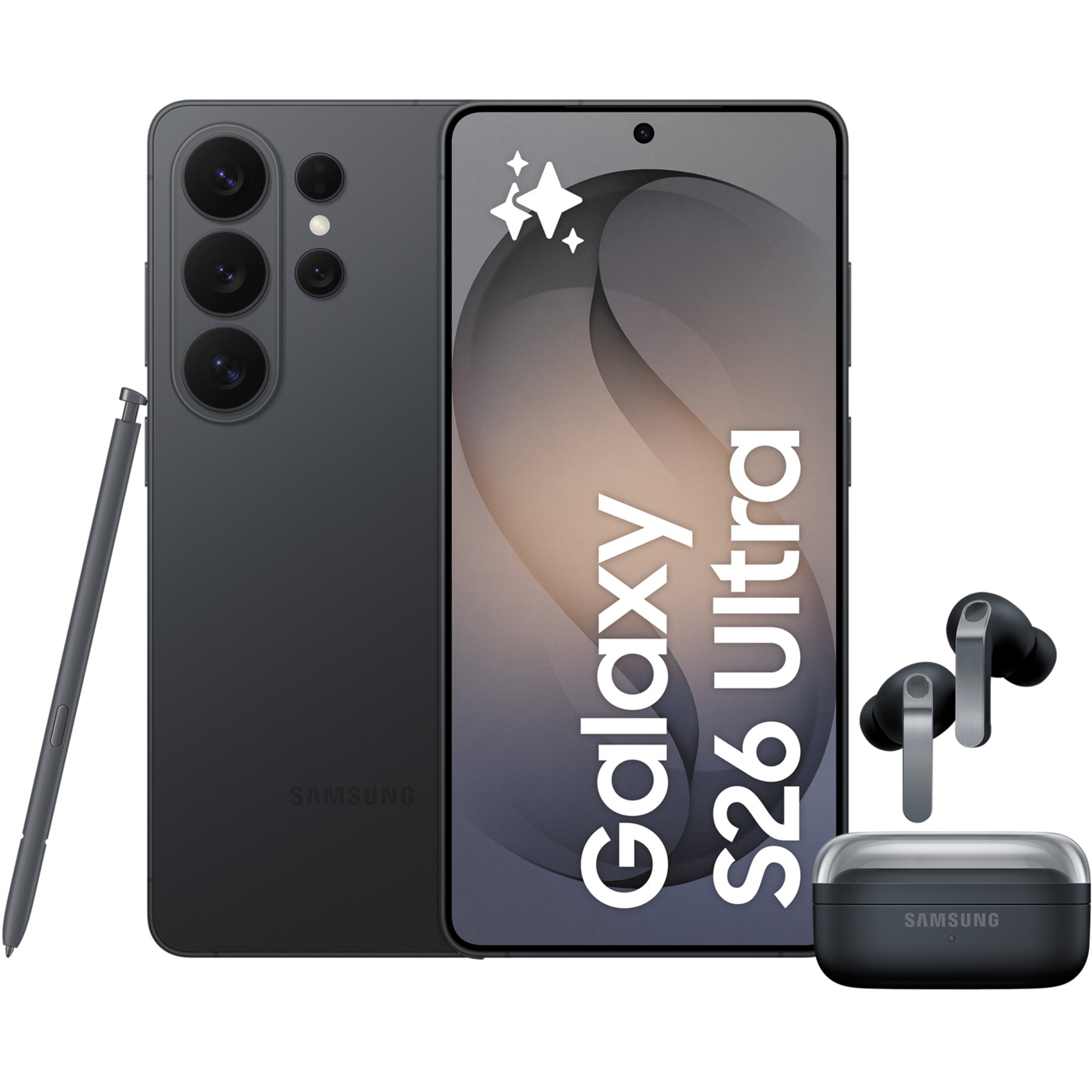 Smartphone SAMSUNG Pack S26 Ultra 5G 256 Go Noir + Buds4 Pro Noir