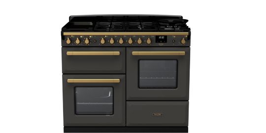 Piano de cuisson mixte FALCON ESTEL DELUXE OC TAB MIX 110 CM ARDOISE L