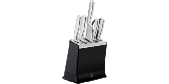 Bloc couteaux TEFAL Eversharp Pro inox 5pcs + ciseaux