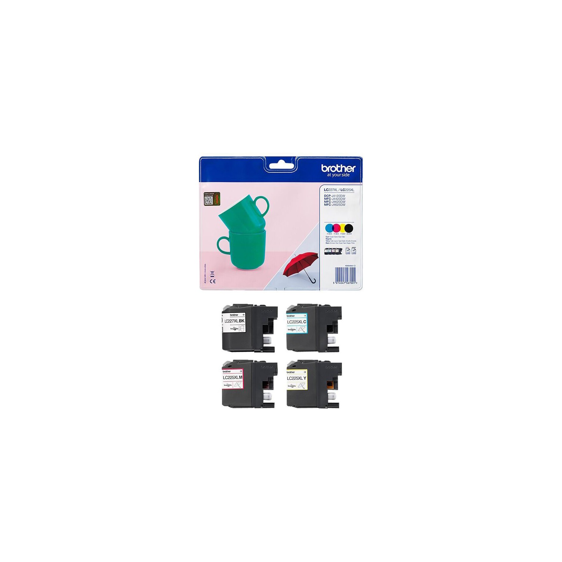 Cartouche d'encre BROTHER LC227XLVALBP