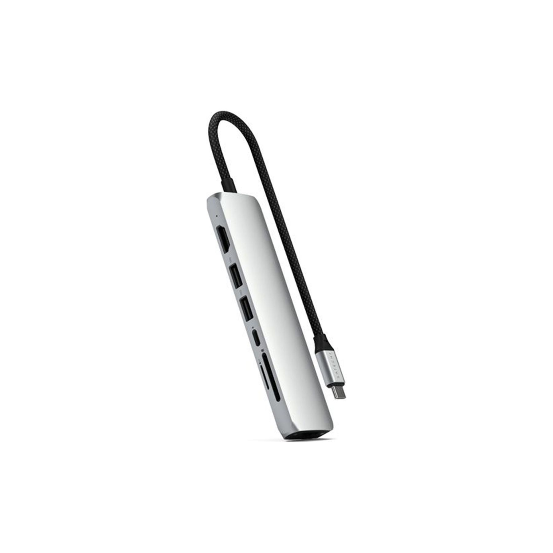 Hub SATECHI Slim 7-in-1 Ethernet Power Delivery 100W