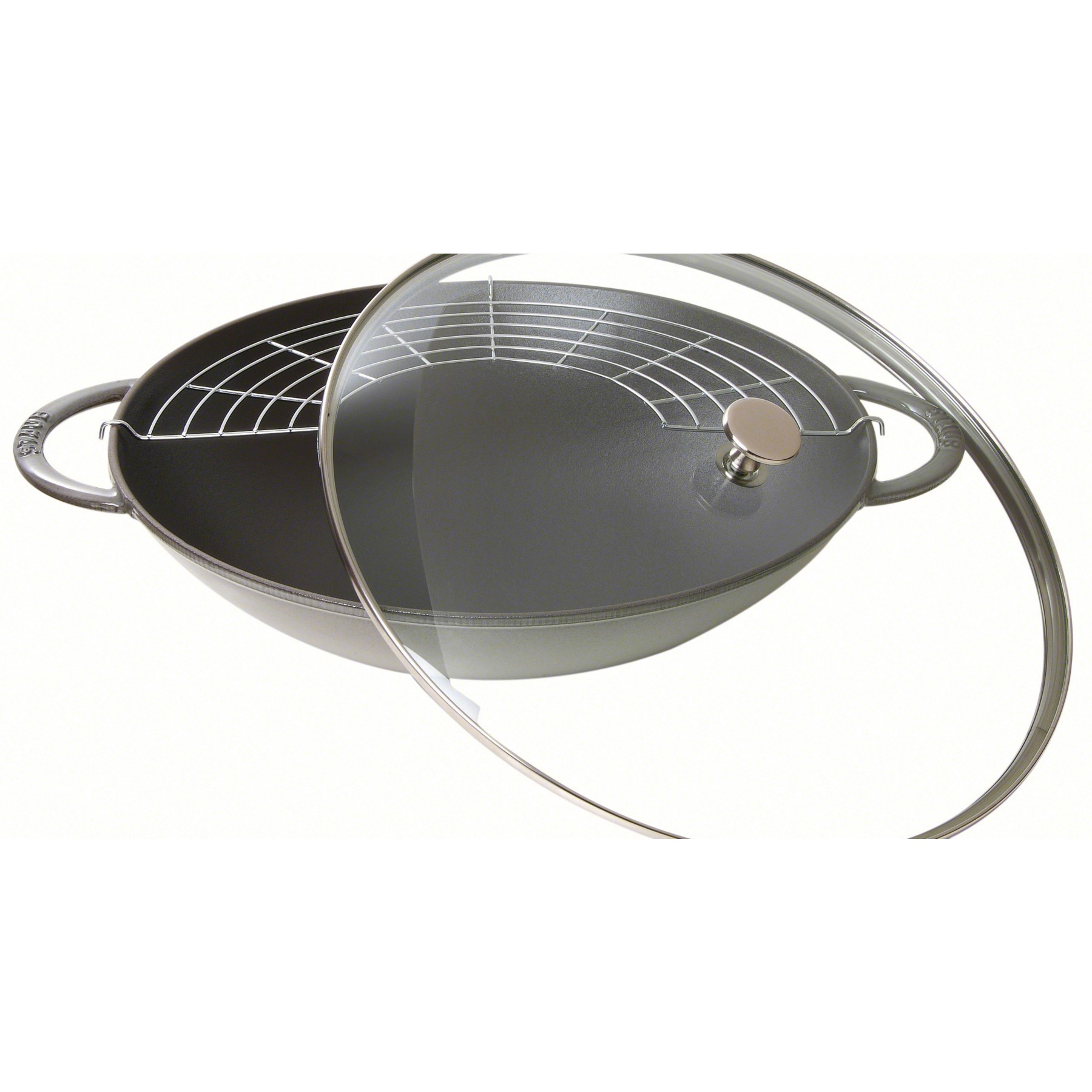 Wok STAUB gris graphite  Ø37cm