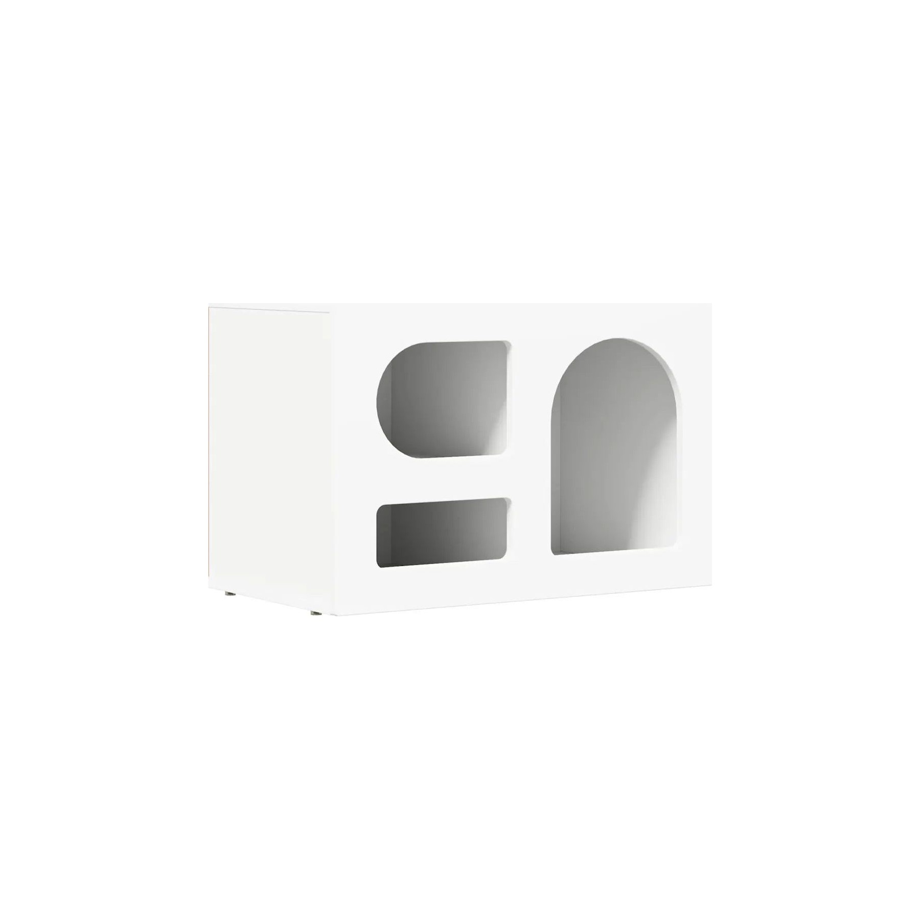 Meuble TV HELLOSHOP26 Meuble TV moderne fonctionnel 60 x 35 x