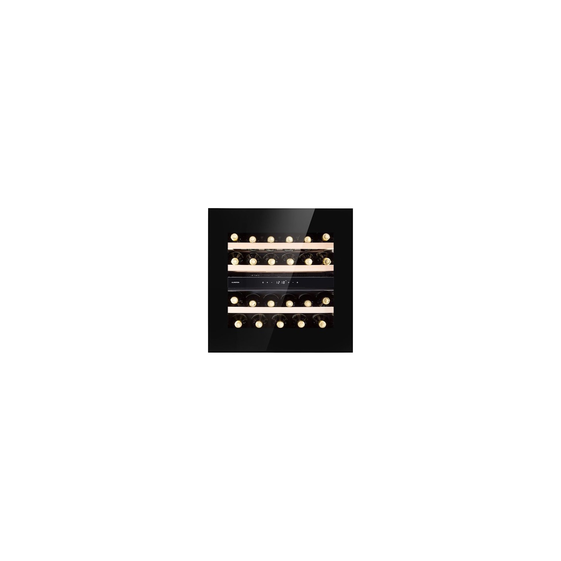 Cave à vin de service KLARSTEIN Rhône 25 Duo - 75L - Noir