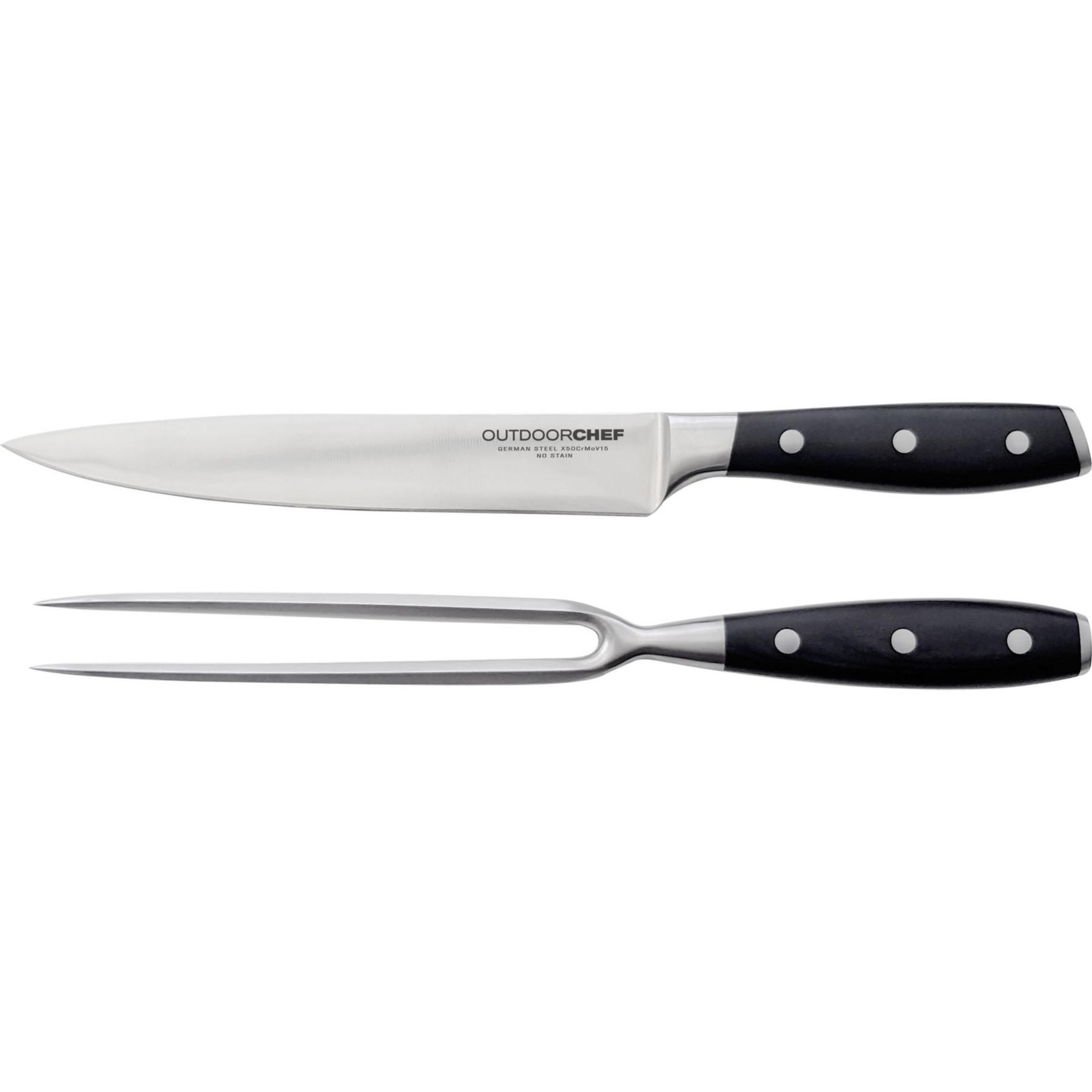 Ustensile barbecue OUTDOORCHEF Set à découper Premium