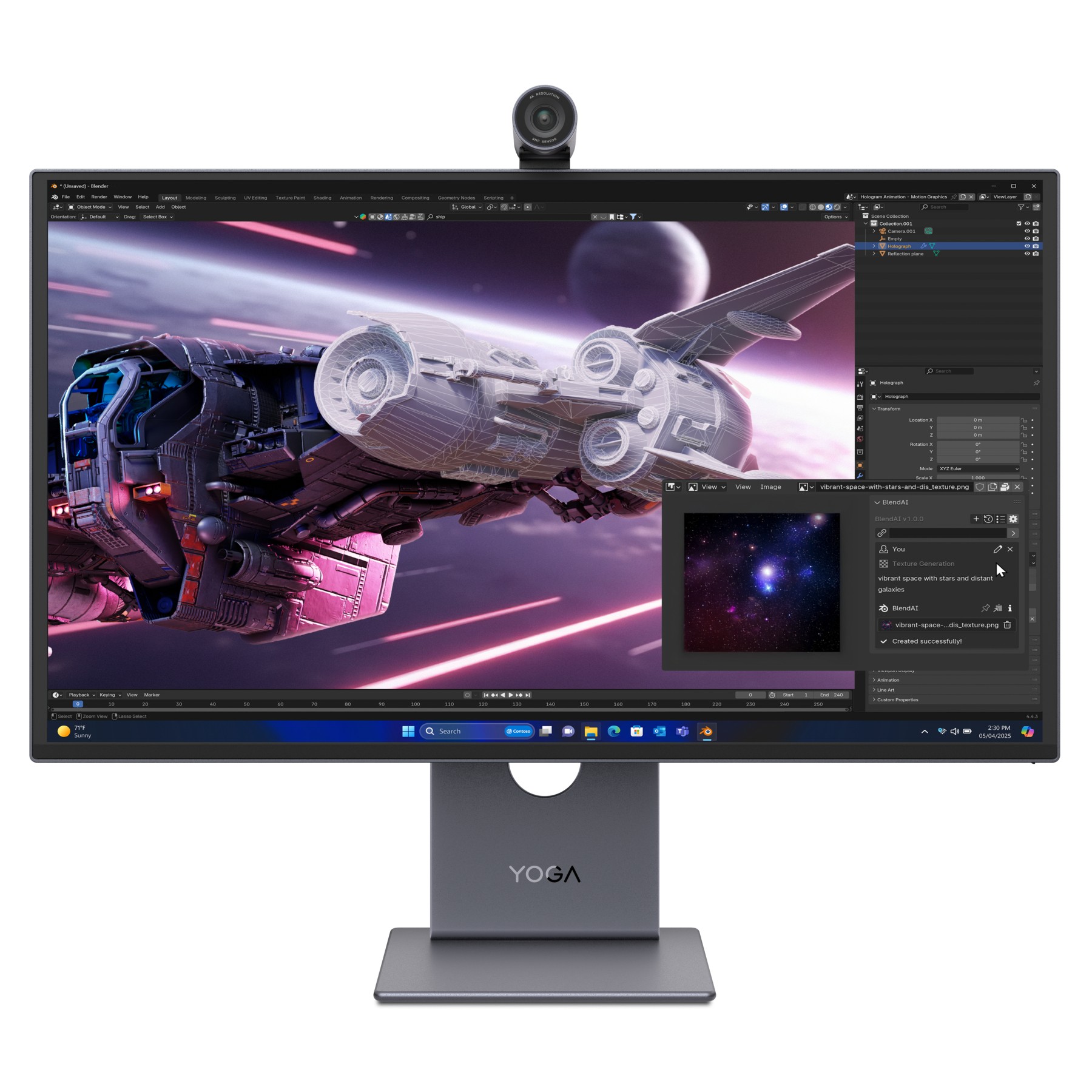 Ecran LENOVO 27UD-10 27" QD-OLED 4K 120 Hz HDR HDMI 2.1 + USB-C 140W