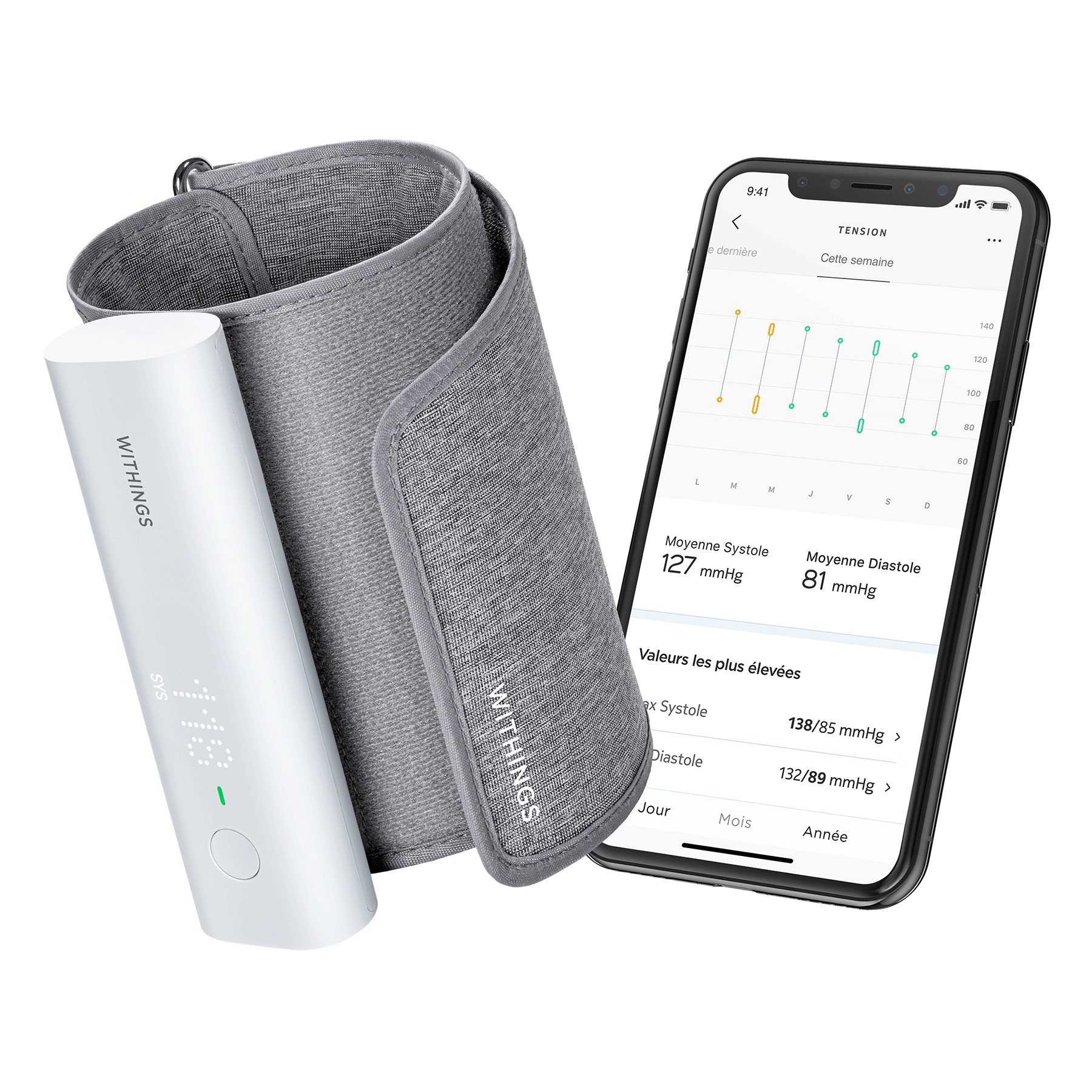 Tensiomètre WITHINGS Sans fil BPM connect