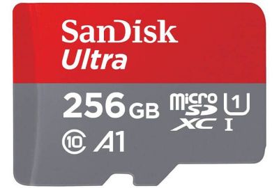 Carte Micro SD SANDISK Ultra microSDXC 256Go + SD Adapteur