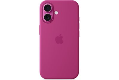 Coque APPLE iPhone 16 MagSafe Fuchsia silicone