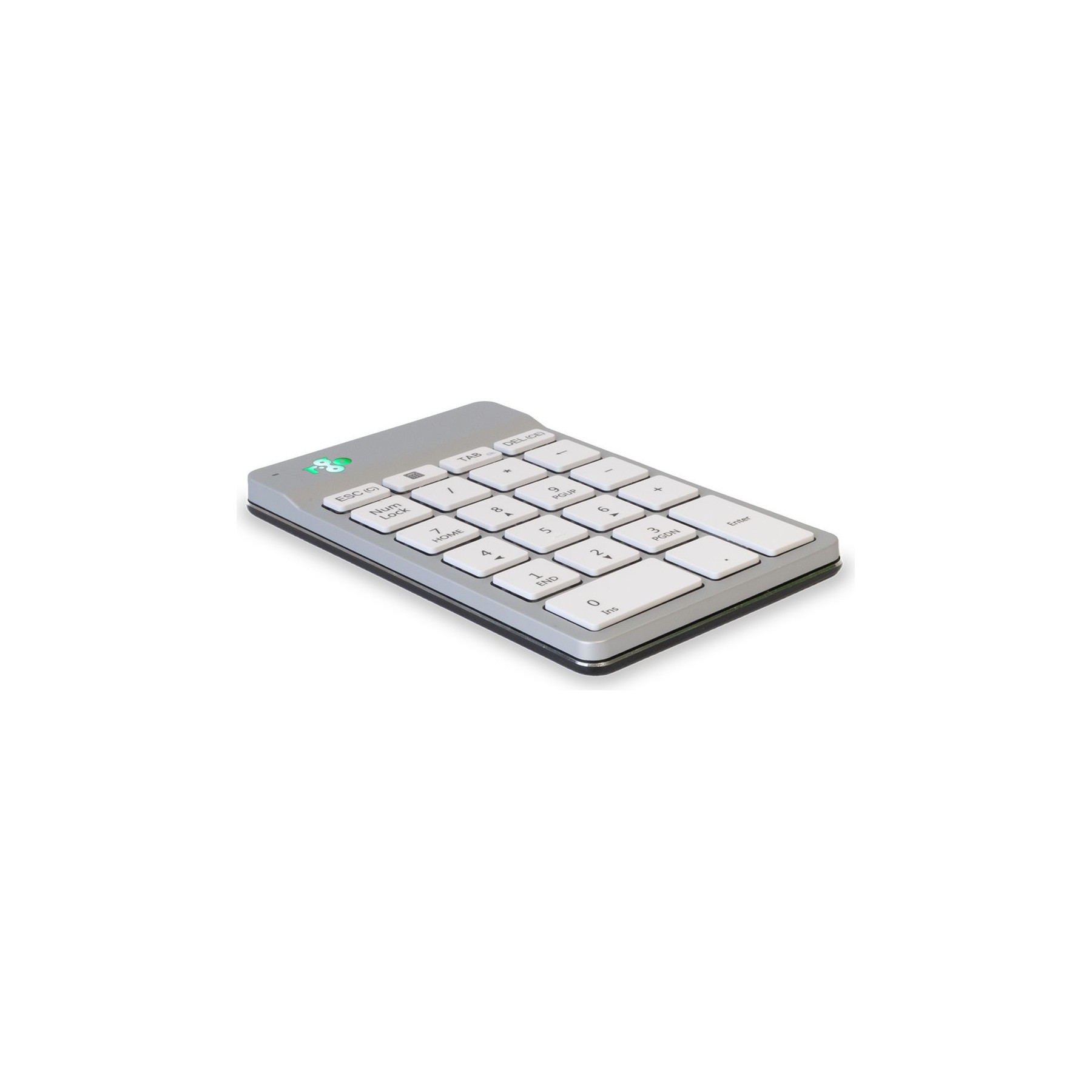 Clavier sans fil R-GO-TOOLS numérique ergonomique  sans fil blanc