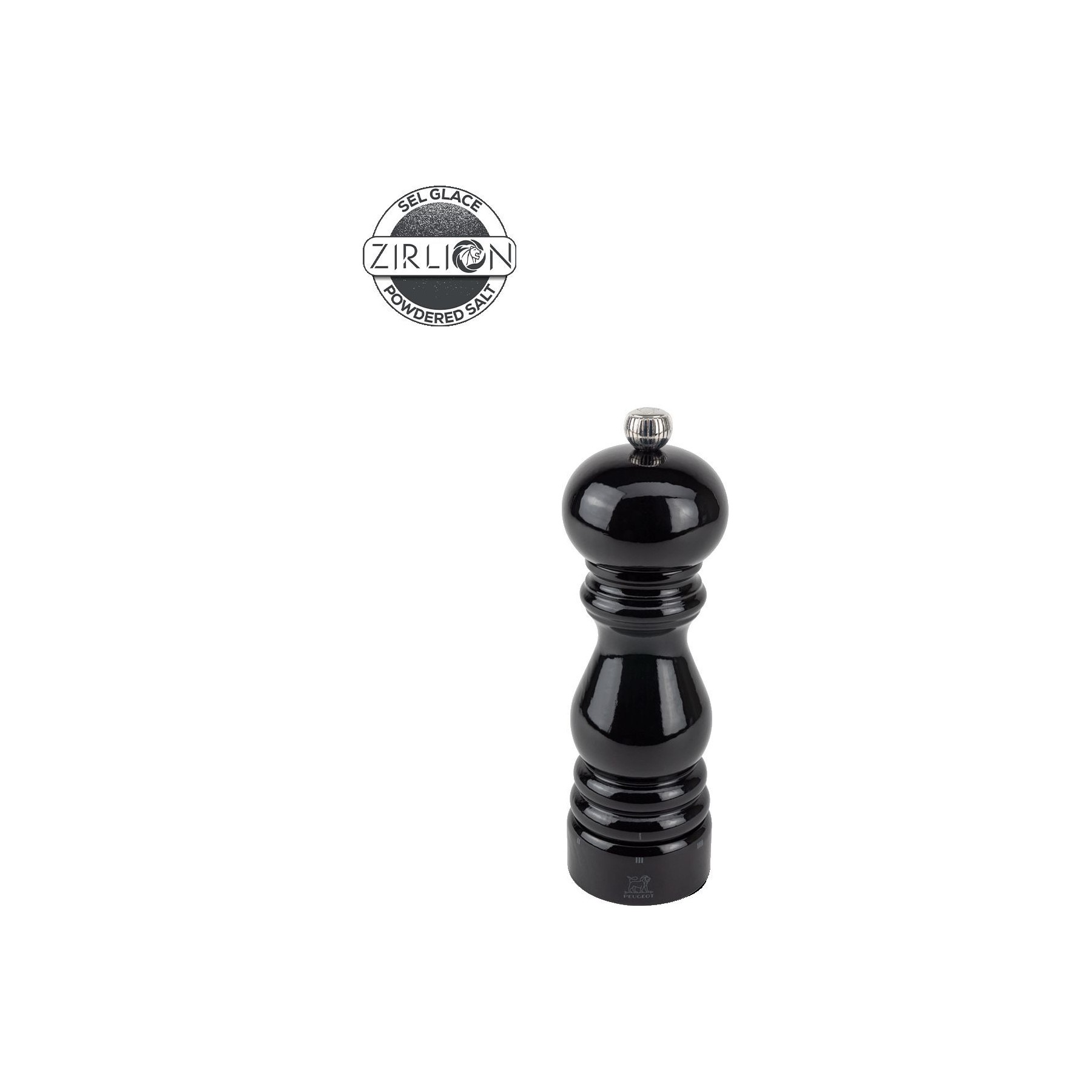Moulin à sel PEUGEOT Paris u'Select Bois Laqué Noir 18cm