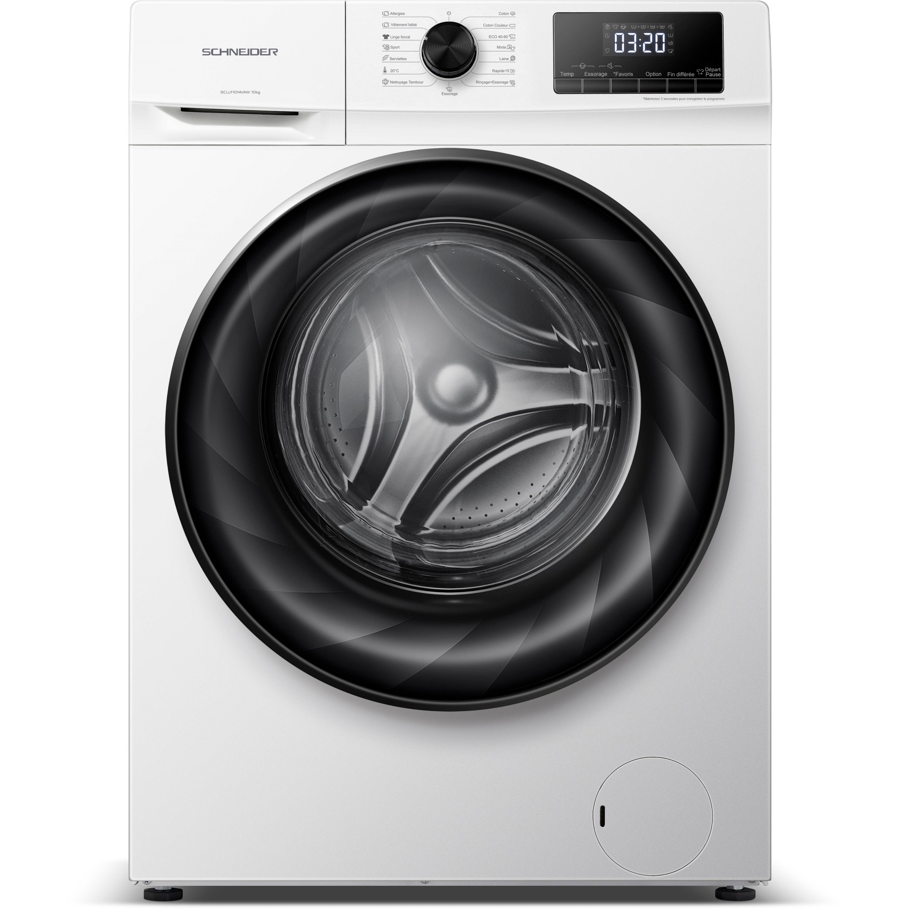 Lave linge hublot SCHNEIDER SCLLF1014VAW