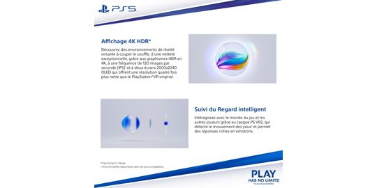 Casque SONY PS5 PLAYSTATION VR 2