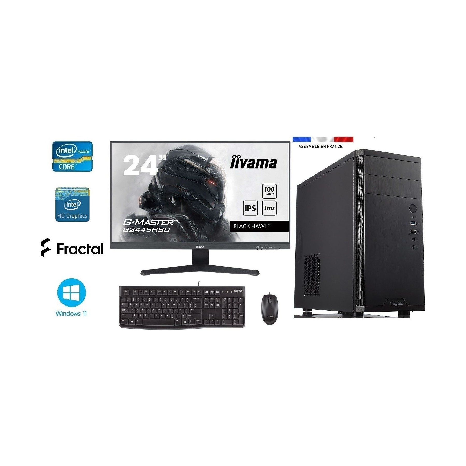 Unité centrale IDEES JEUX Pack Fractal - I7-12700-32Go-2To