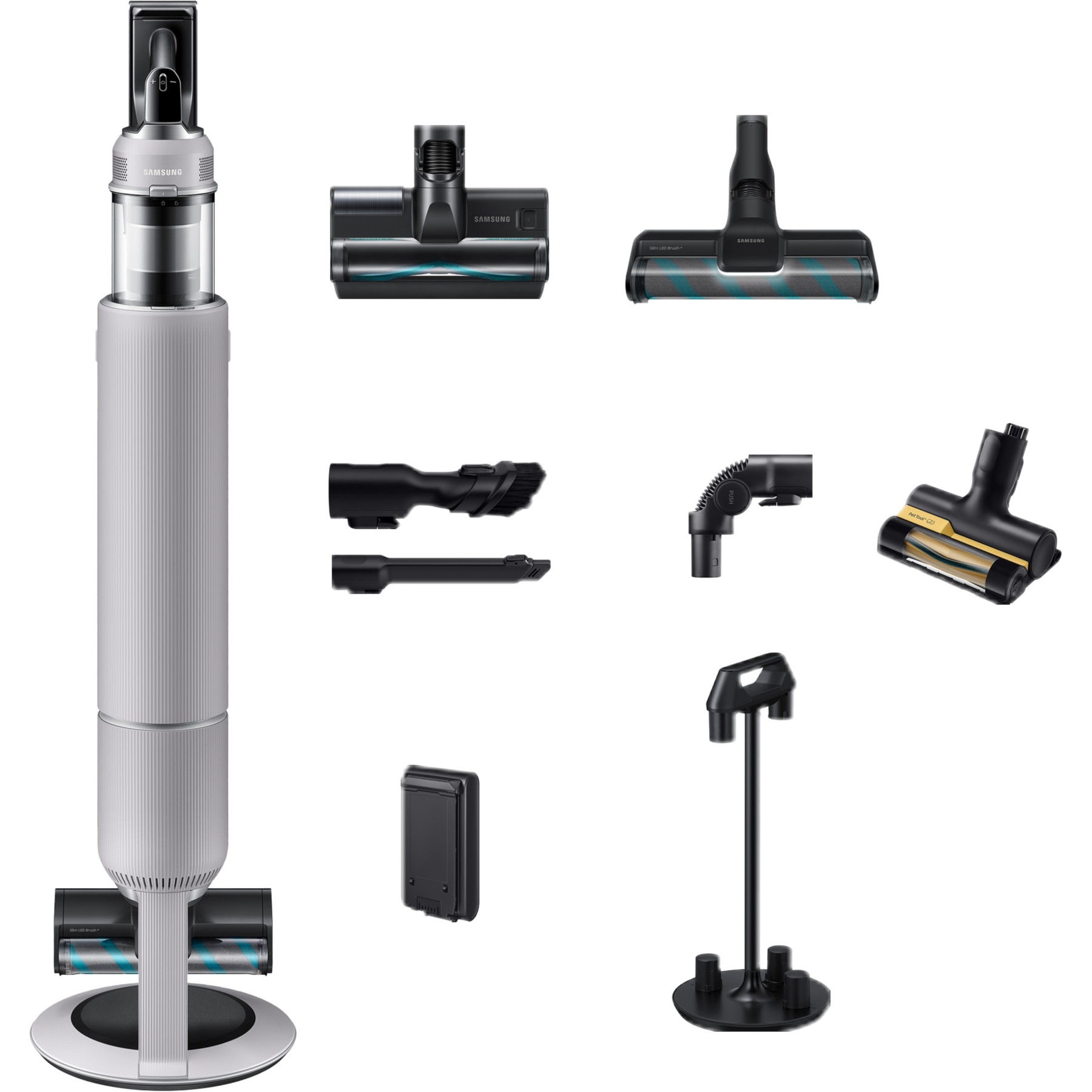Aspirateur balai SAMSUNG Bespoke AI Jet Lite Complete VS80F28EFP