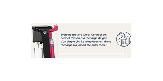 Machine à soda SODASTREAM ART Noire Pack Lave-Vaisselle