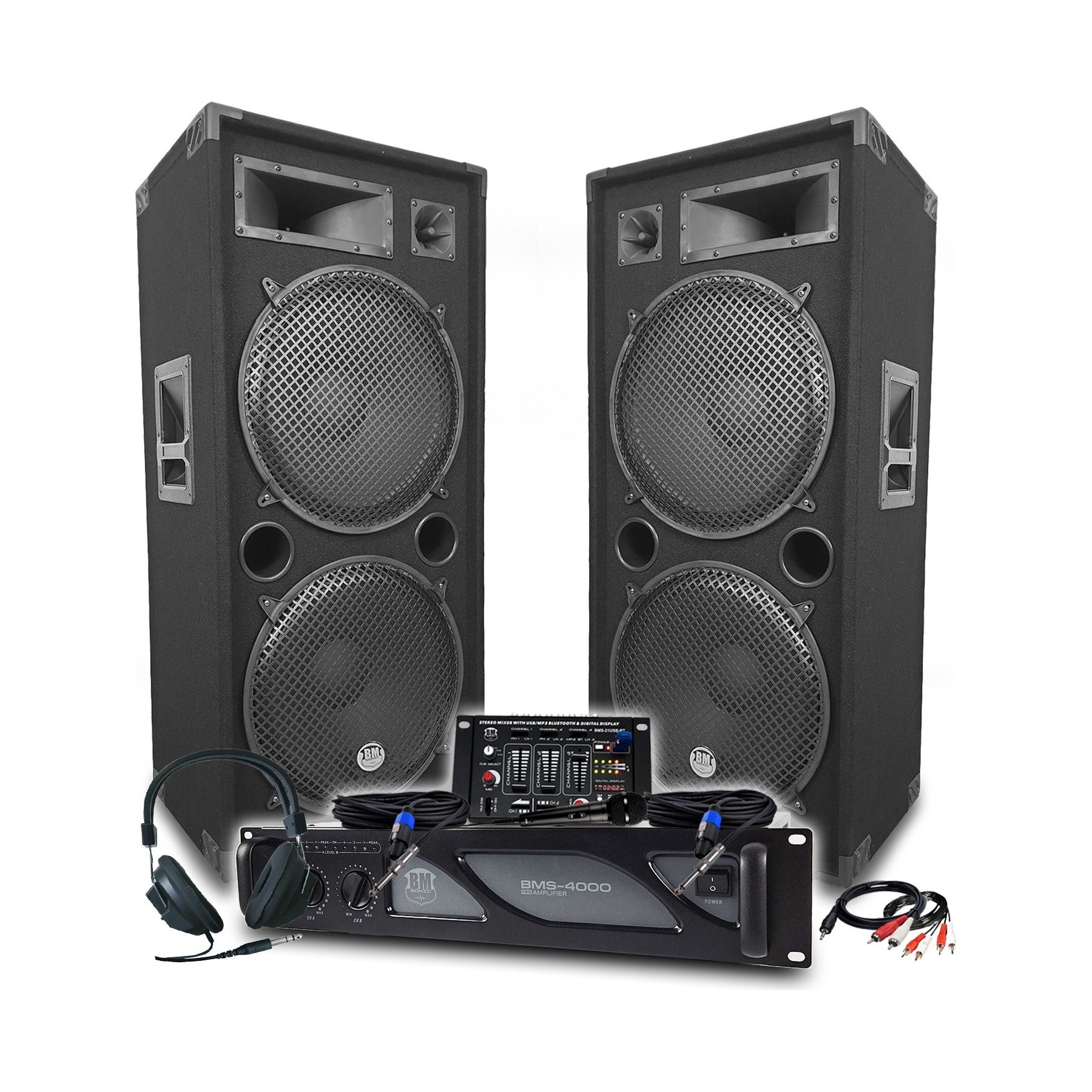 Pack sono BM SONIC Pack Sono DJ BM SONIC Amplificateur 4000