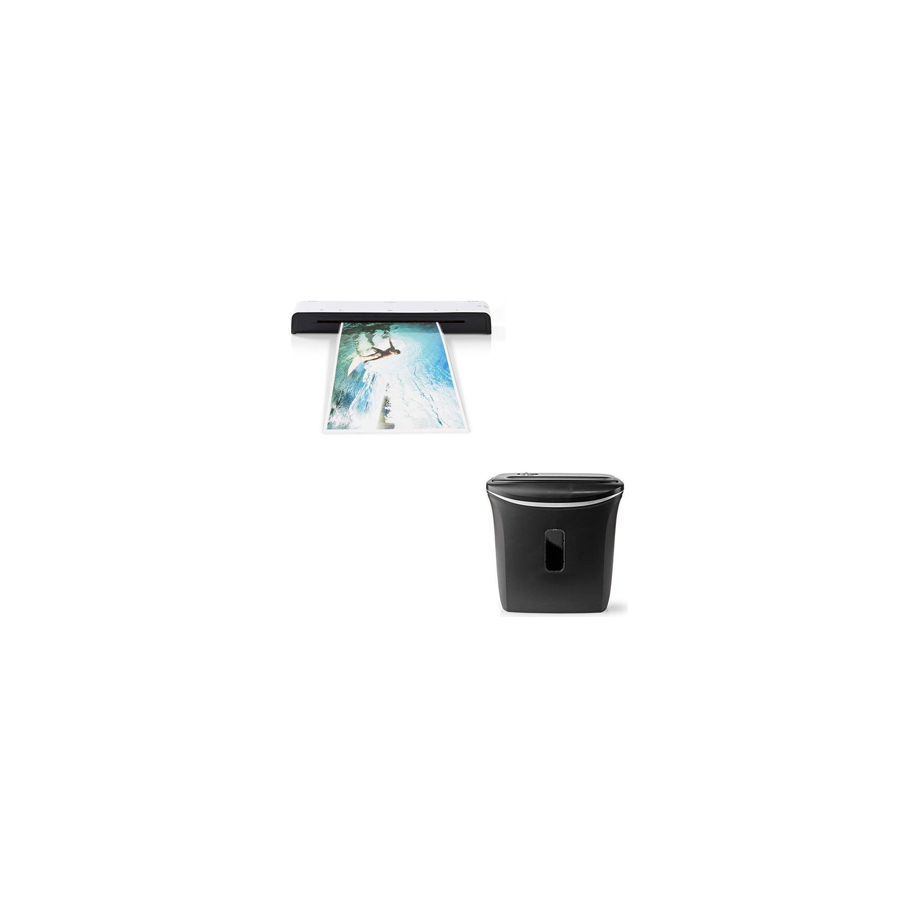 Plastifieuse NEDIS Pack  Machine à Plastifier + Destructeur