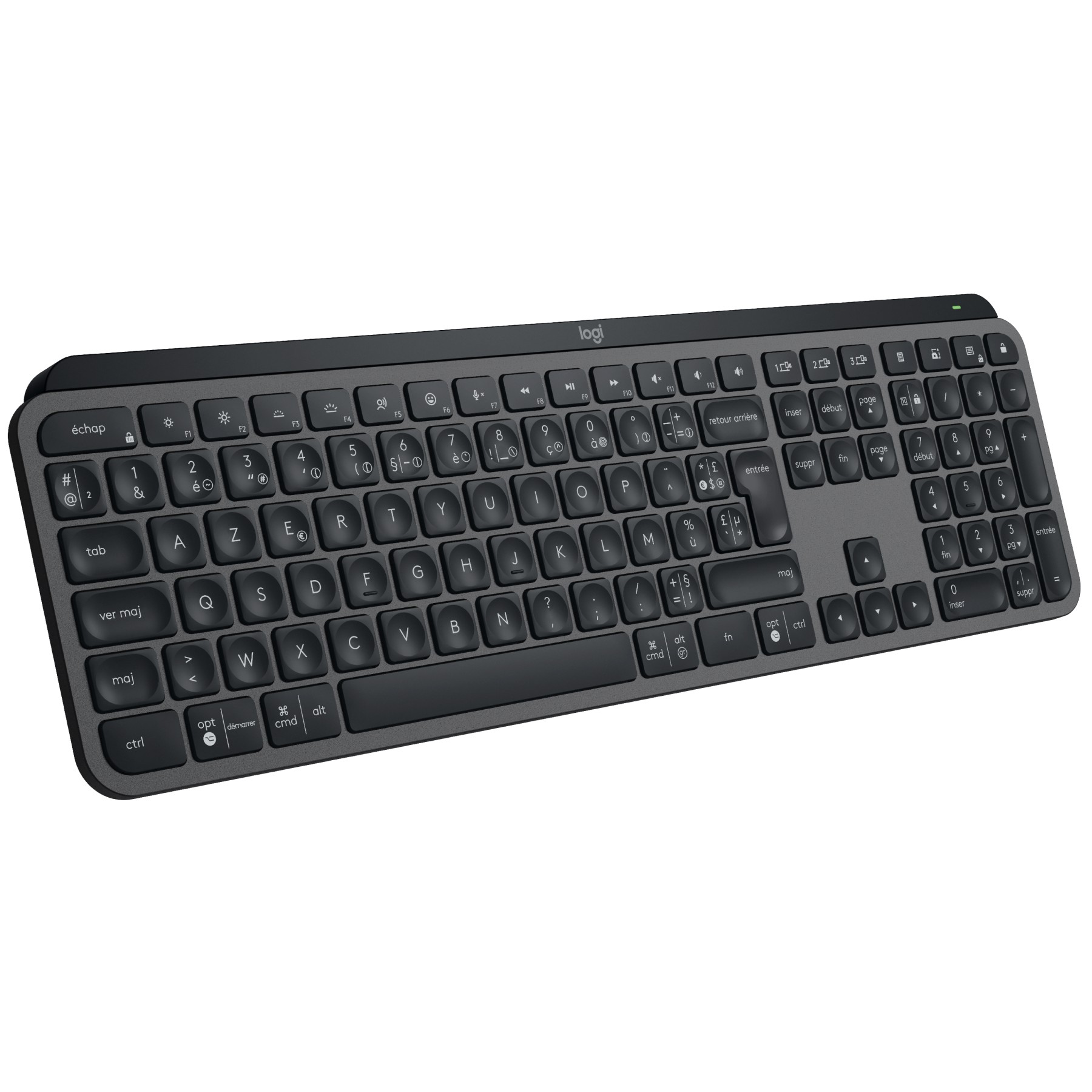 Clavier sans fil LOGITECH MX Keys S  Silencieux Graphite