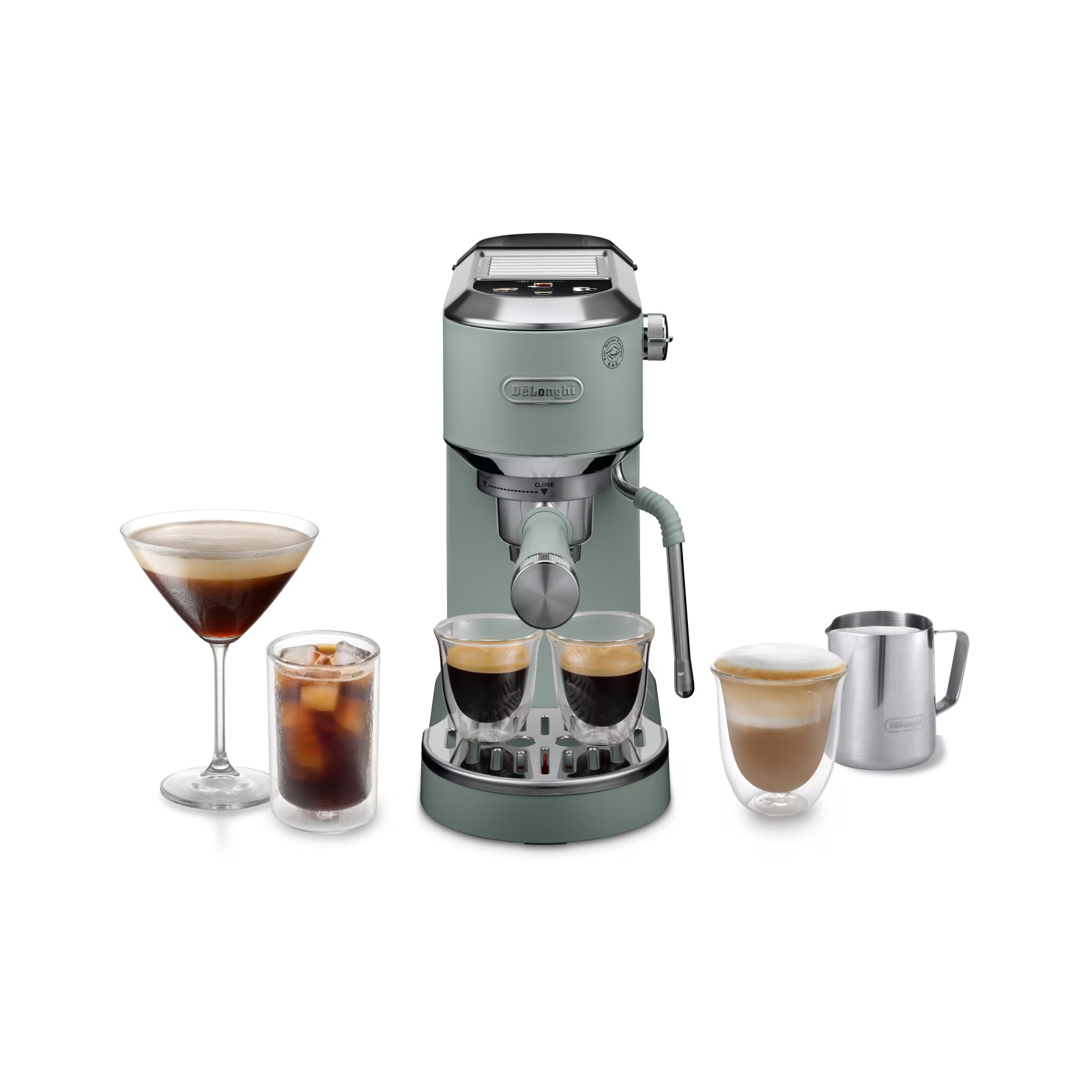 Machine à expresso DELONGHI EC890.GR Dedica Duo Verte