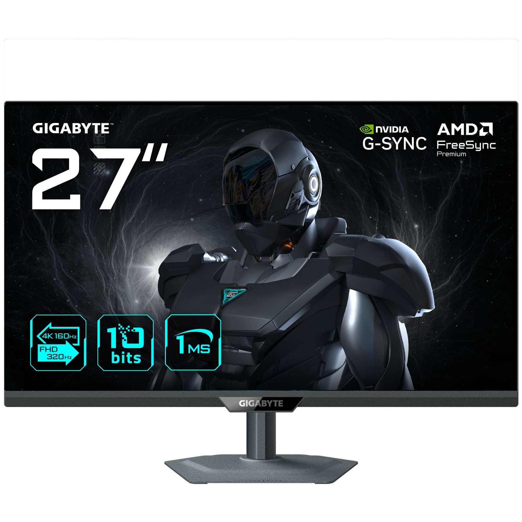 Ecran PC Gamer GIGABYTE G27UP 27" 4K 320Hz IPS HDR10 AMD FreeSync
