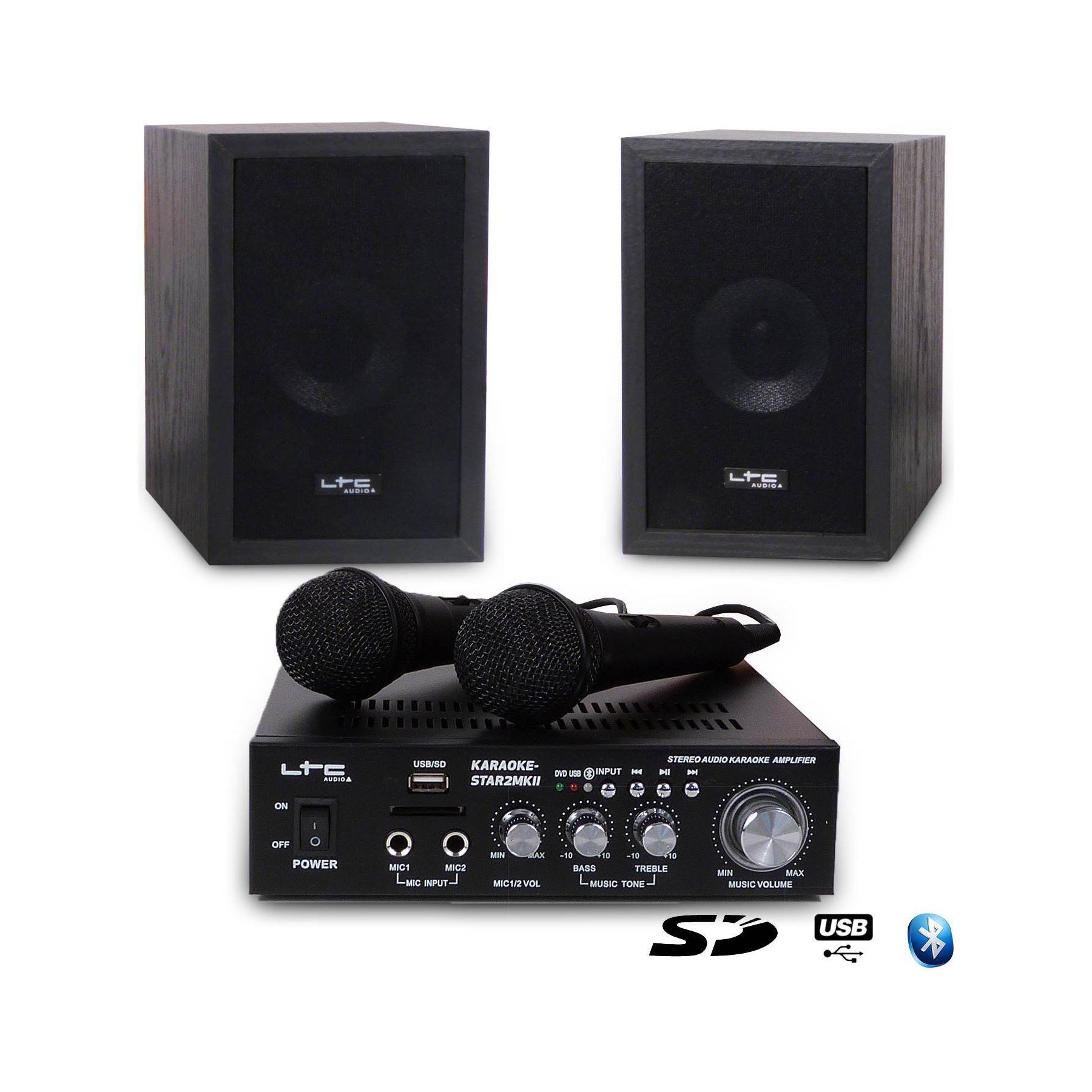 Karaoké LTC AUDIO Ensemble Karaoke 100W - USB/SD/BT