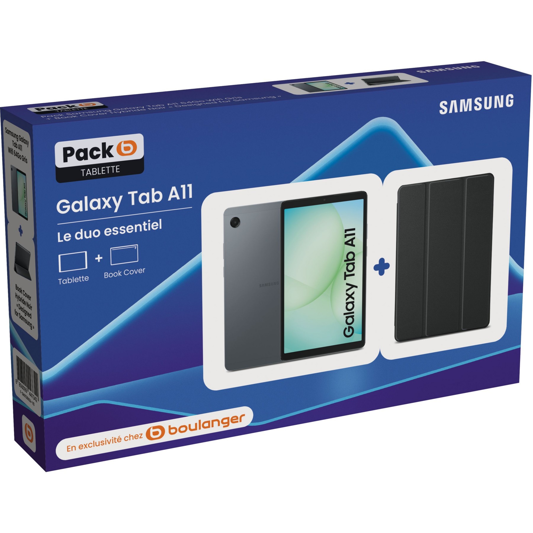 Tablette Android SAMSUNG Pack Galaxy Tab A11 64Go gris