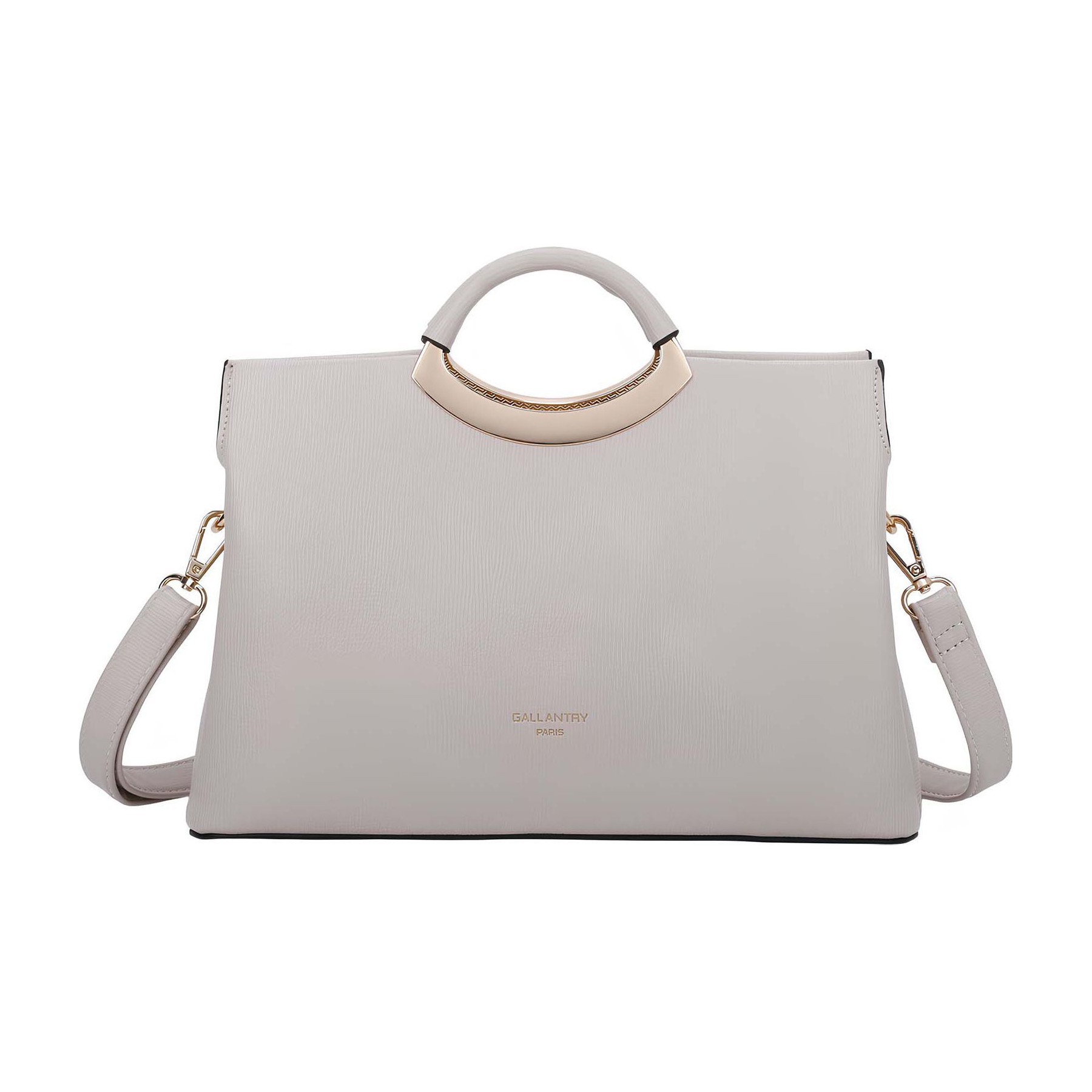 Sac bandoulière GALLANTRY Femme Effet Grainé avec Poignée Rigide