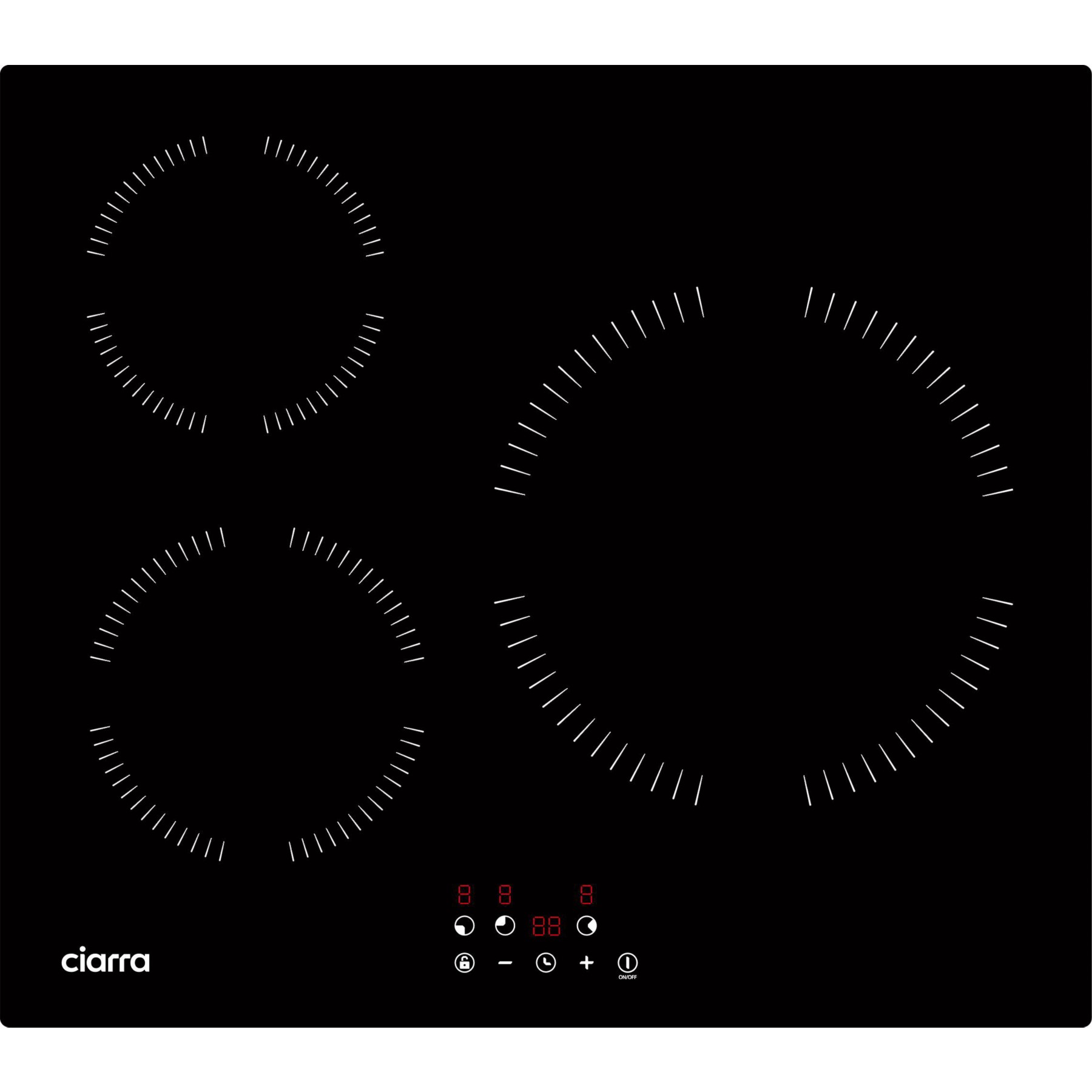 Plaque induction CIARRA CD3BIH-A