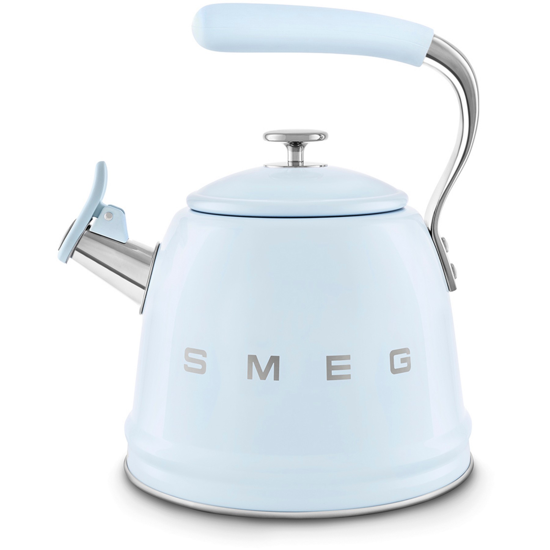 Bouilloire SMEG Sifflante 2.3L Bleu Pastel