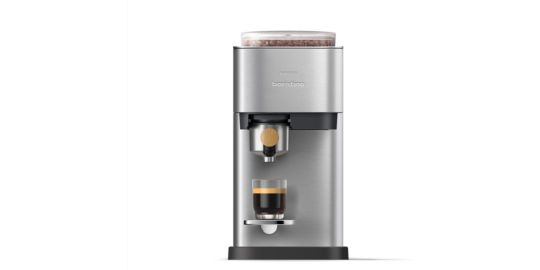 Machine à expresso PHILIPS BAR500/00 cafetière à grain Métal + Porte-filtre Bois de Frêne, Iced Coffee