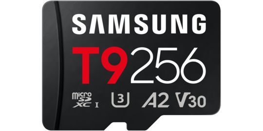Carte Micro SD SAMSUNG T9 256G U3 V30 A2 Classe 10
