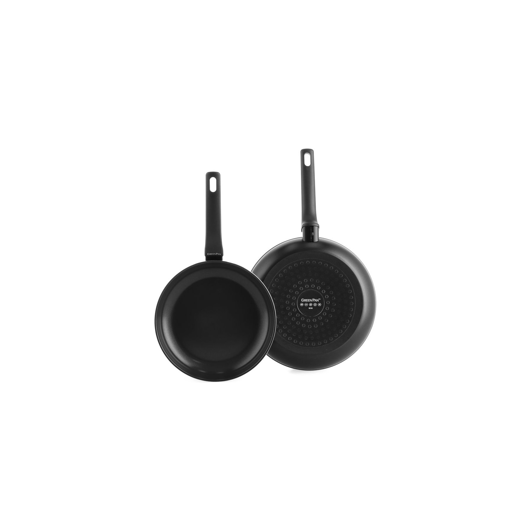GREENPAN Set de 2 poêles 24 et 28 cm aluminium re