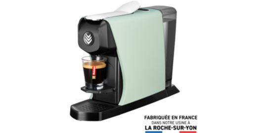 Cafetière à dosette MALONGO EOH VERT TILLEUL PASTEL