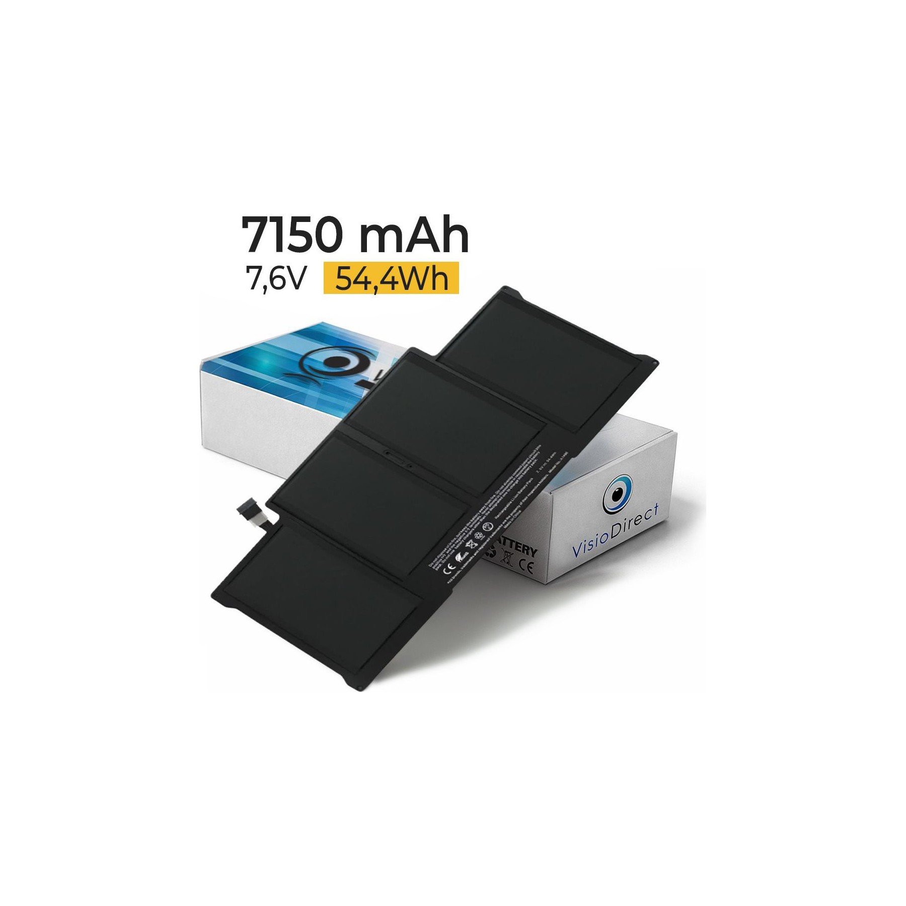 VISIODIRECT Batterie Macbook 13" MD508E/A MD508J/A