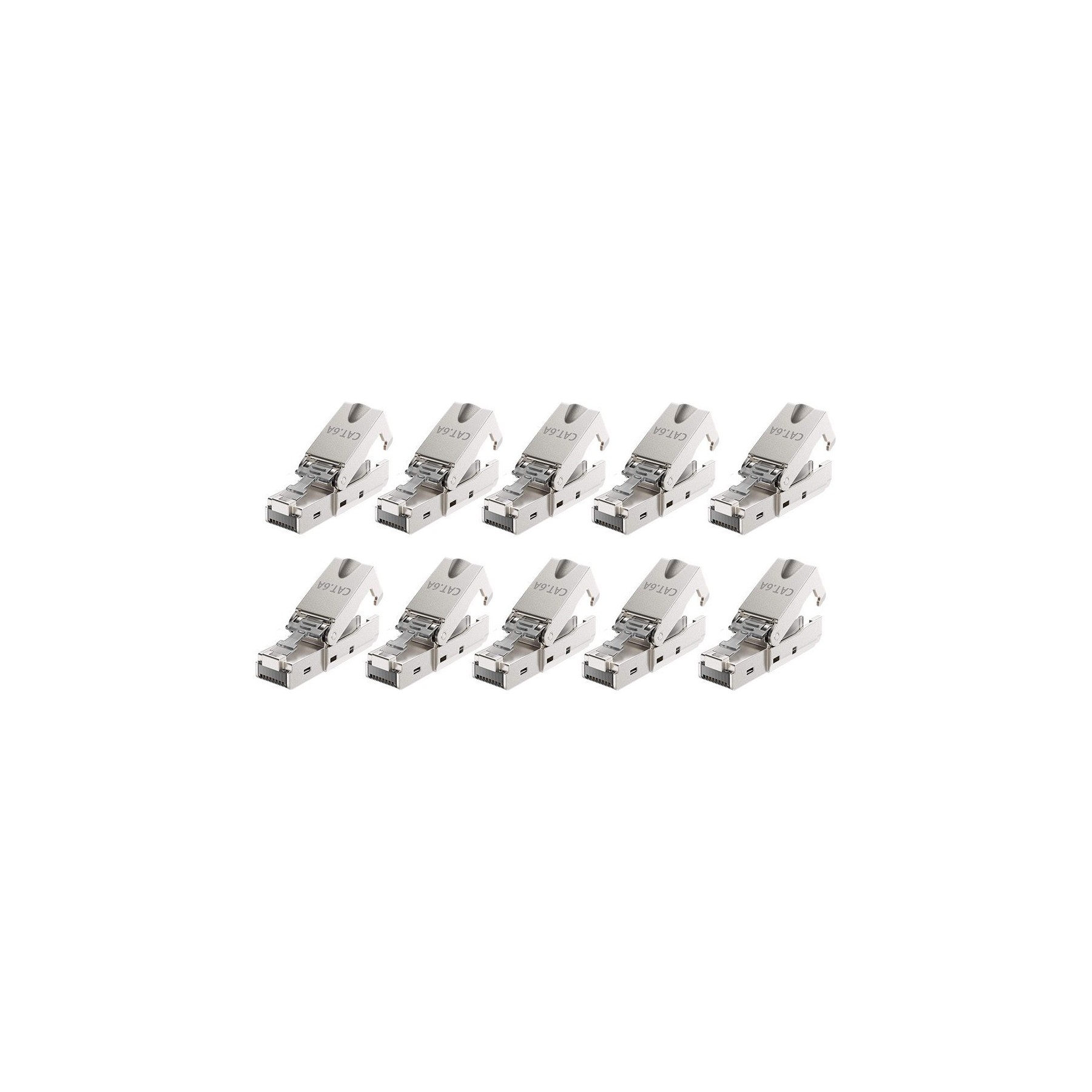 KOMELEC Connecteur RJ45 Cat6 câble monobrin (10)
