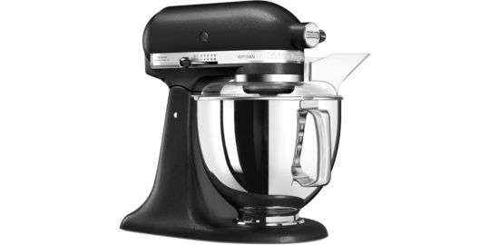 Robot pâtissier KITCHENAID 5KSM175PSEBK Artisan Truffe Noire, 4,8 L, bol avec poignée + bol 3 L, batteur souple et couvercle