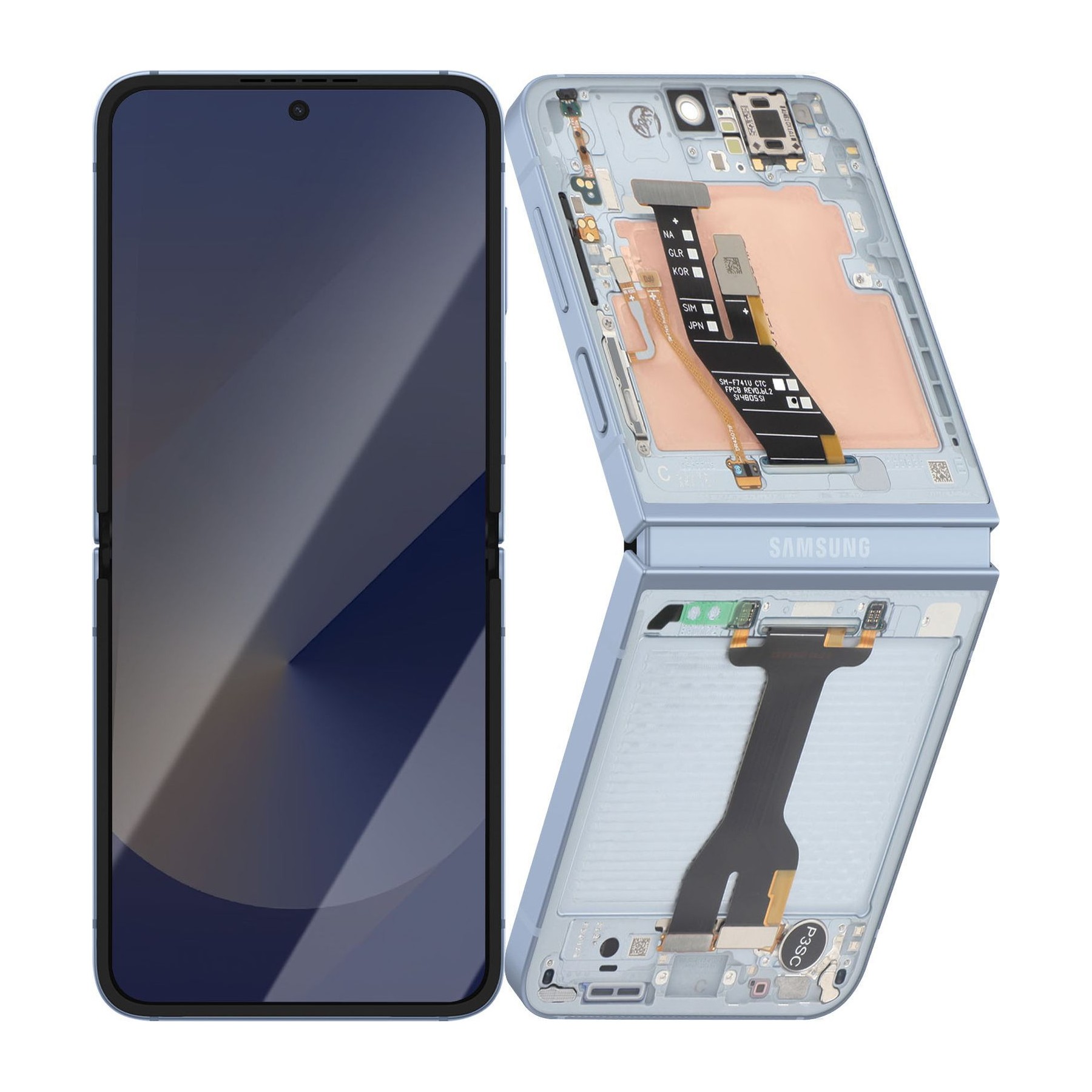 Pièce détachée SAMSUNG pour Galaxy Z Flip 6 Service Pack