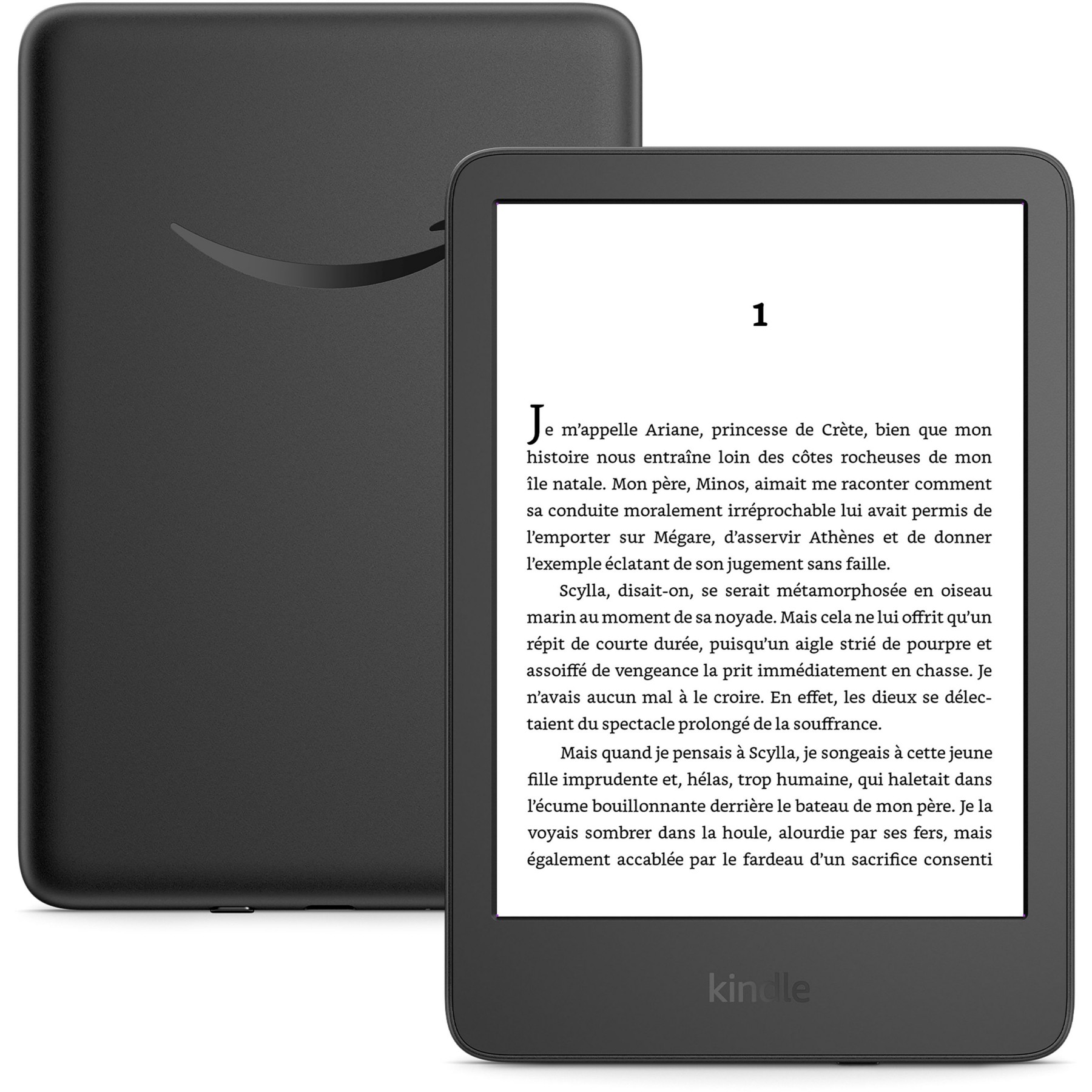 Liseuse eBook AMAZON Kindle 16 Go Noire (modèle 2024) + Housse AMAZON Kindle (modèle 2024) Vert Matcha