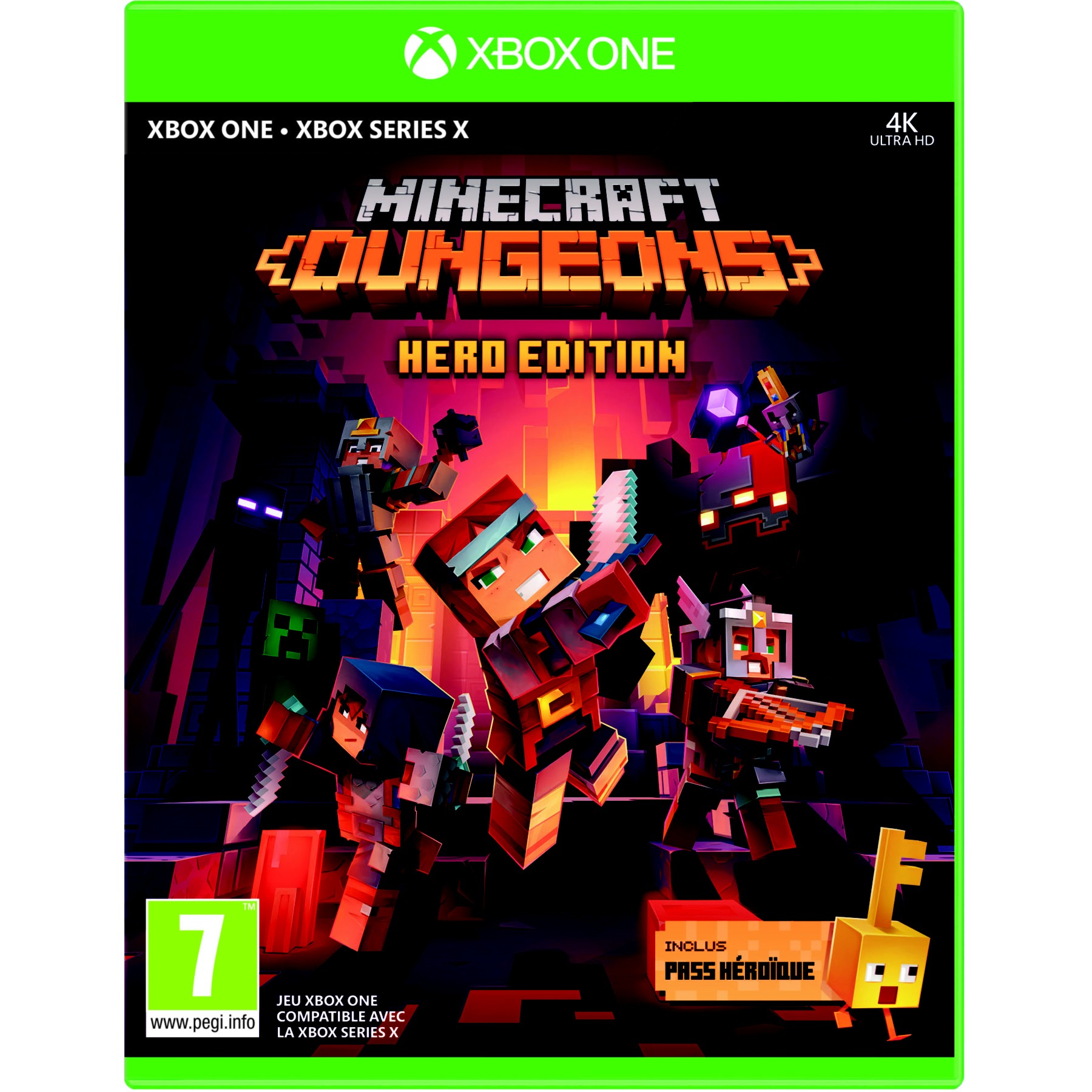 Jeu Xbox MICROSOFT Minecraft dungeons hero edition